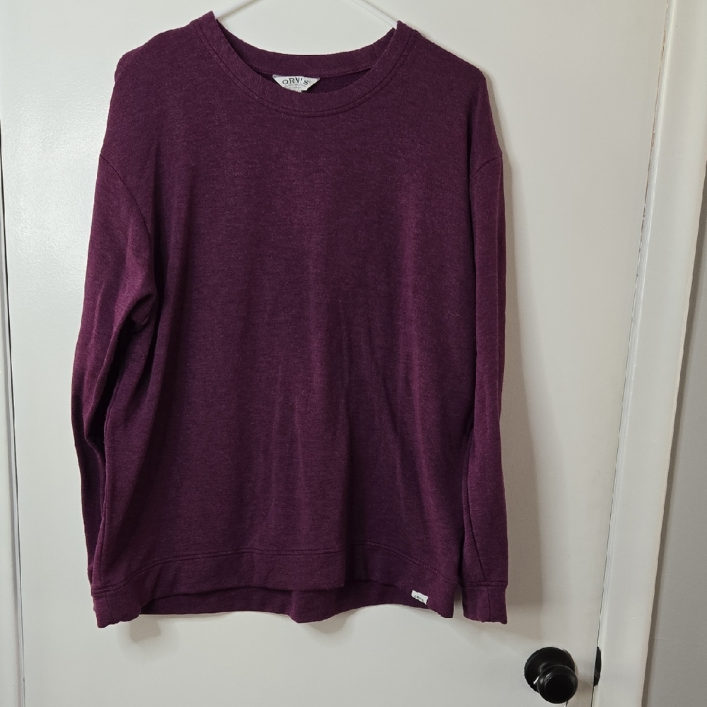 Orvis Deep Purple Fleece Top